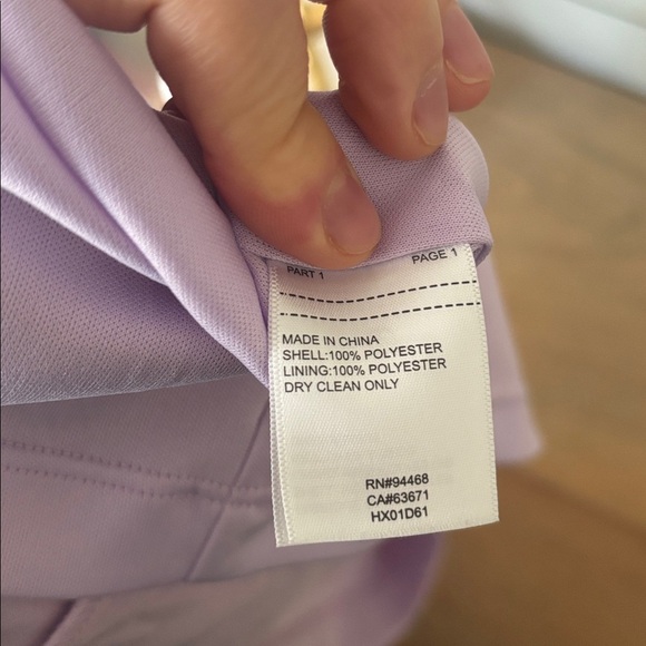 Laundry by Shelli Segal Lilac Puff Sleeve Cutout Midi Dress – Size 10 - Picture 6 of 6